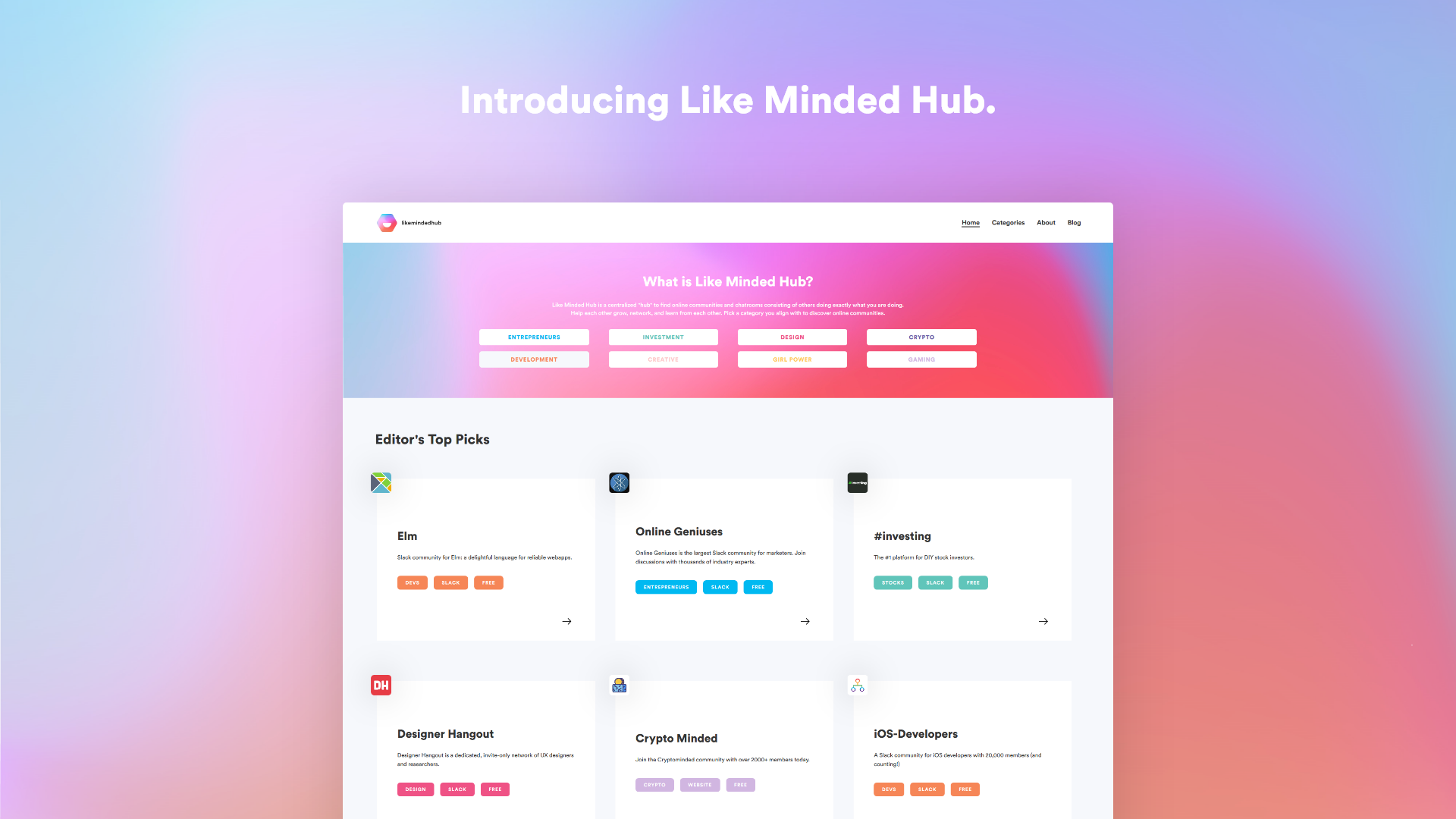 Like Minded Hub gallery image