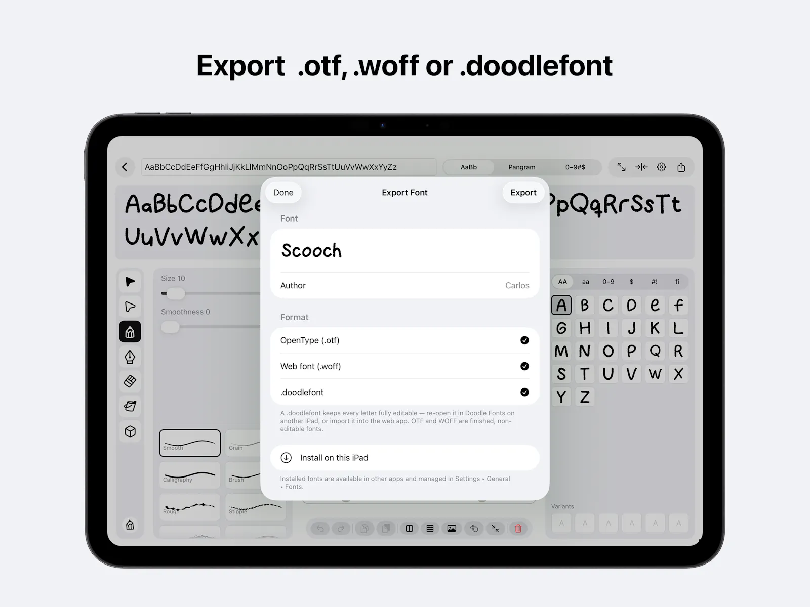 Doodle Fonts screenshot 6