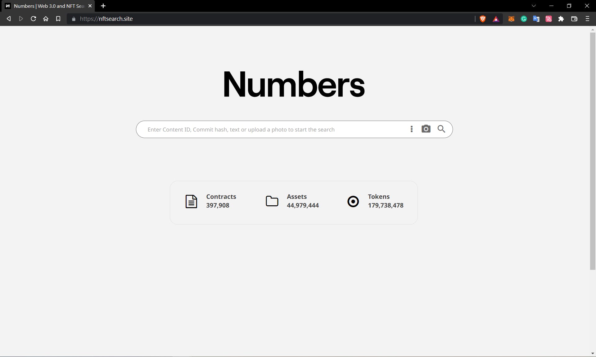 NFT Search Engine from Numbers Protocol media 3