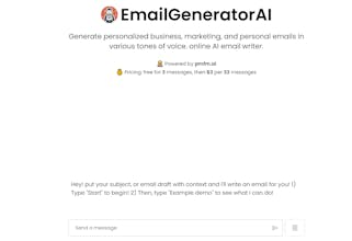 EmailsGeneratorAI gallery image