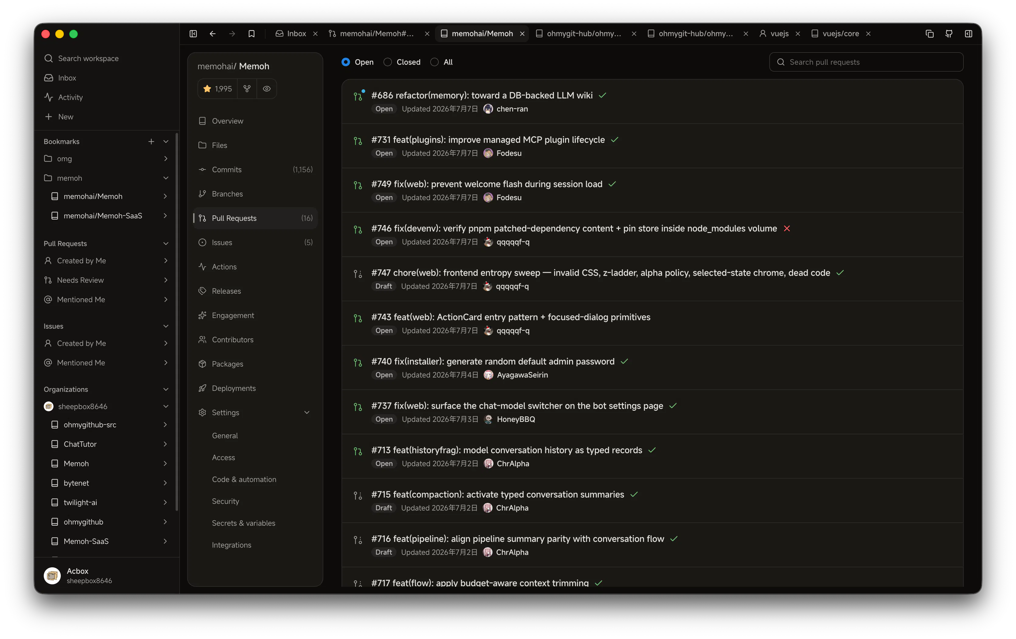 Oh My GitHub gallery image