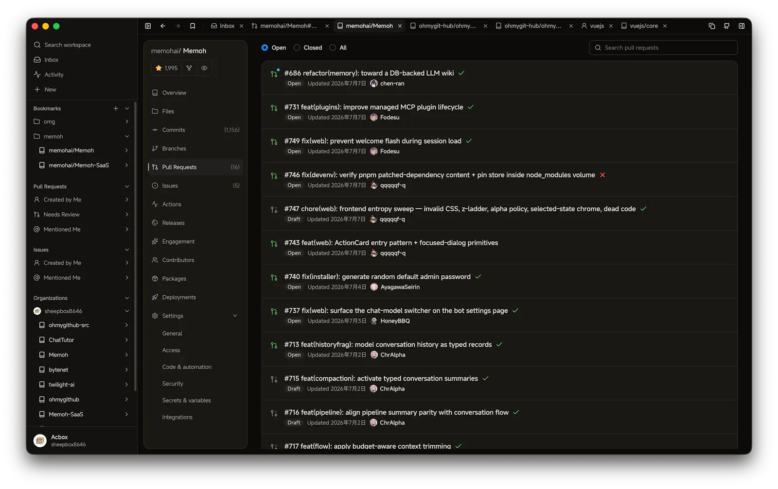 Oh My GitHub screenshot 4