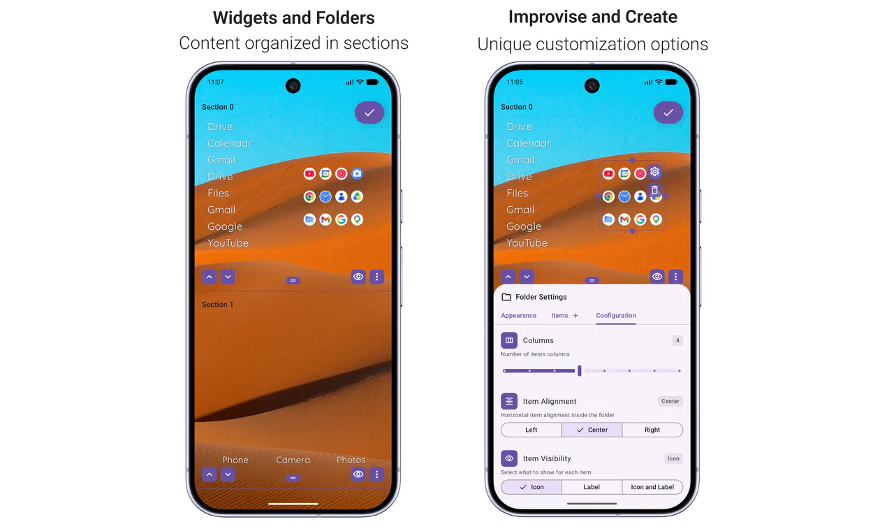 Launcher Two Android Homescreen Launcher gallery image