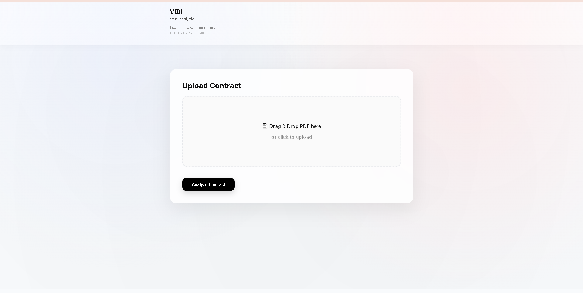 VIDI — AI Contract Review gallery image