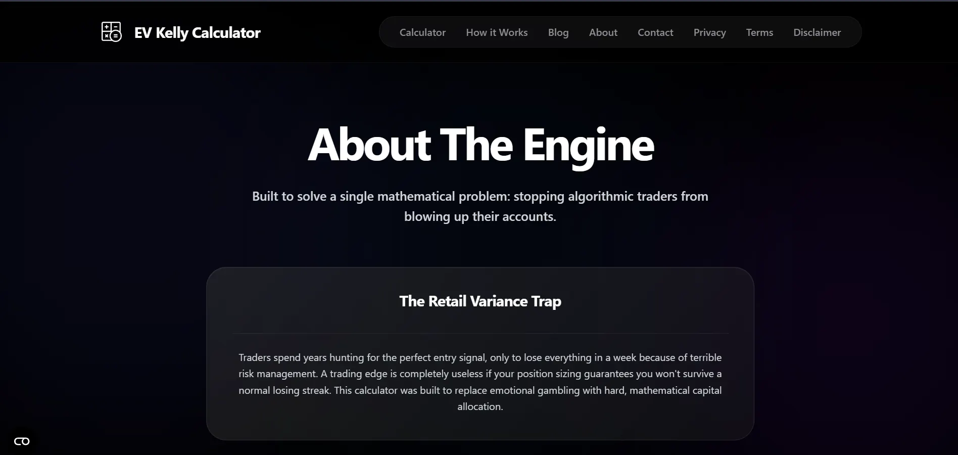 EV Kelly Calculator gallery image