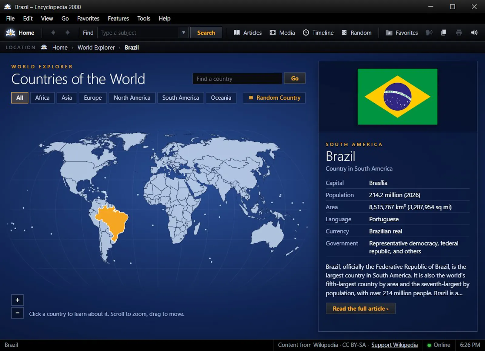 Encyclopedia 2000 screenshot 4