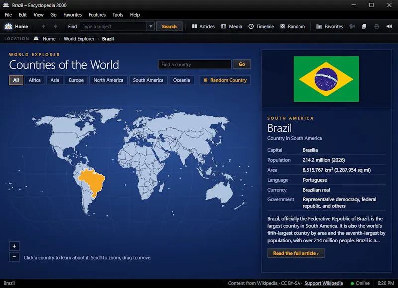 Encyclopedia 2000 screenshot 4