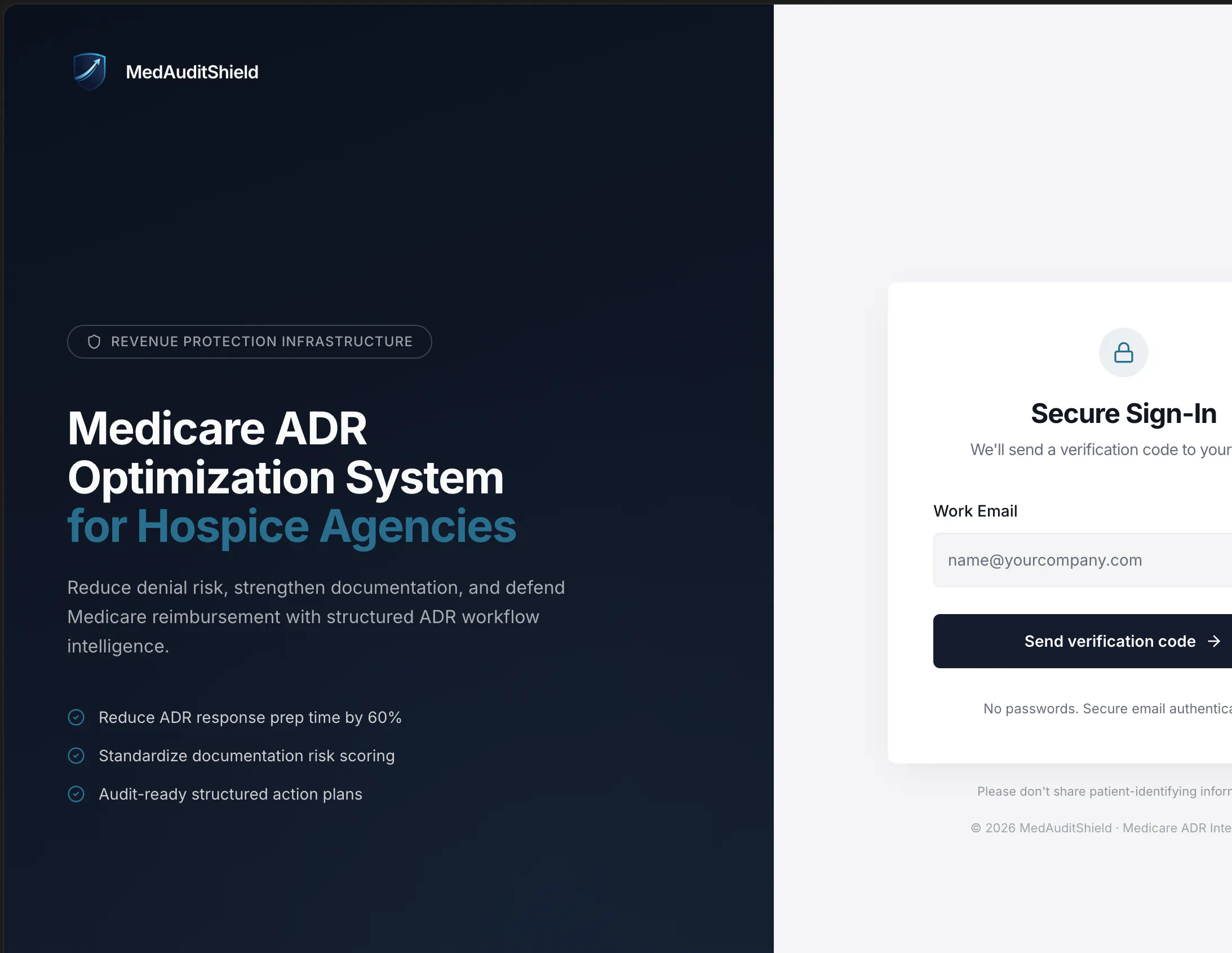 MedAuditShield — Medicare ADR Optimiser gallery image