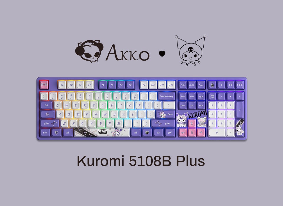 Média Clavier Akko Kuromi - Expérience immersive, charme distinctif 1
