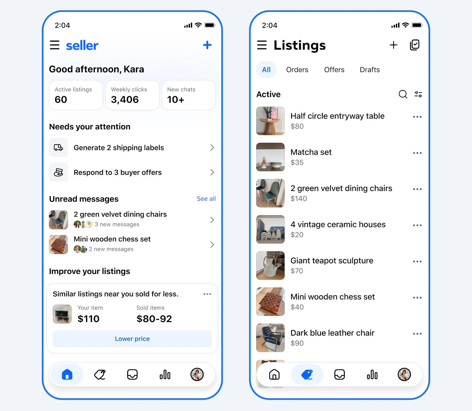 Seller by Facebook screenshot 2