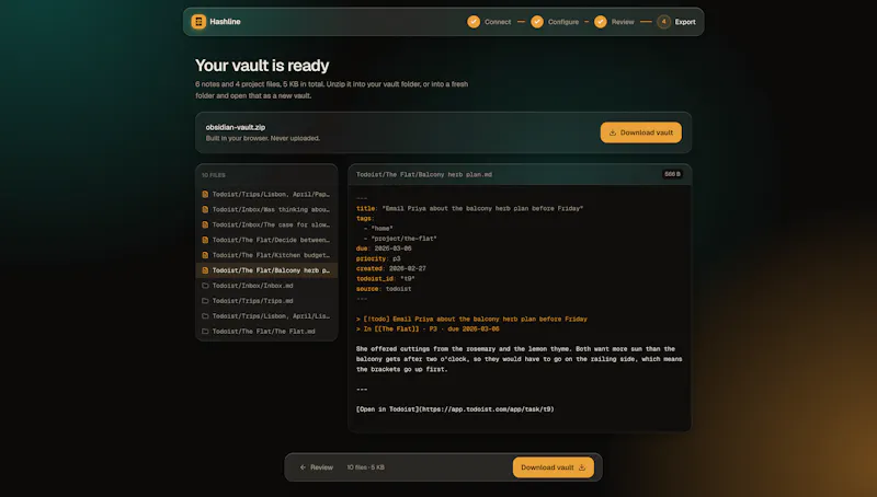 Hashline screenshot 5