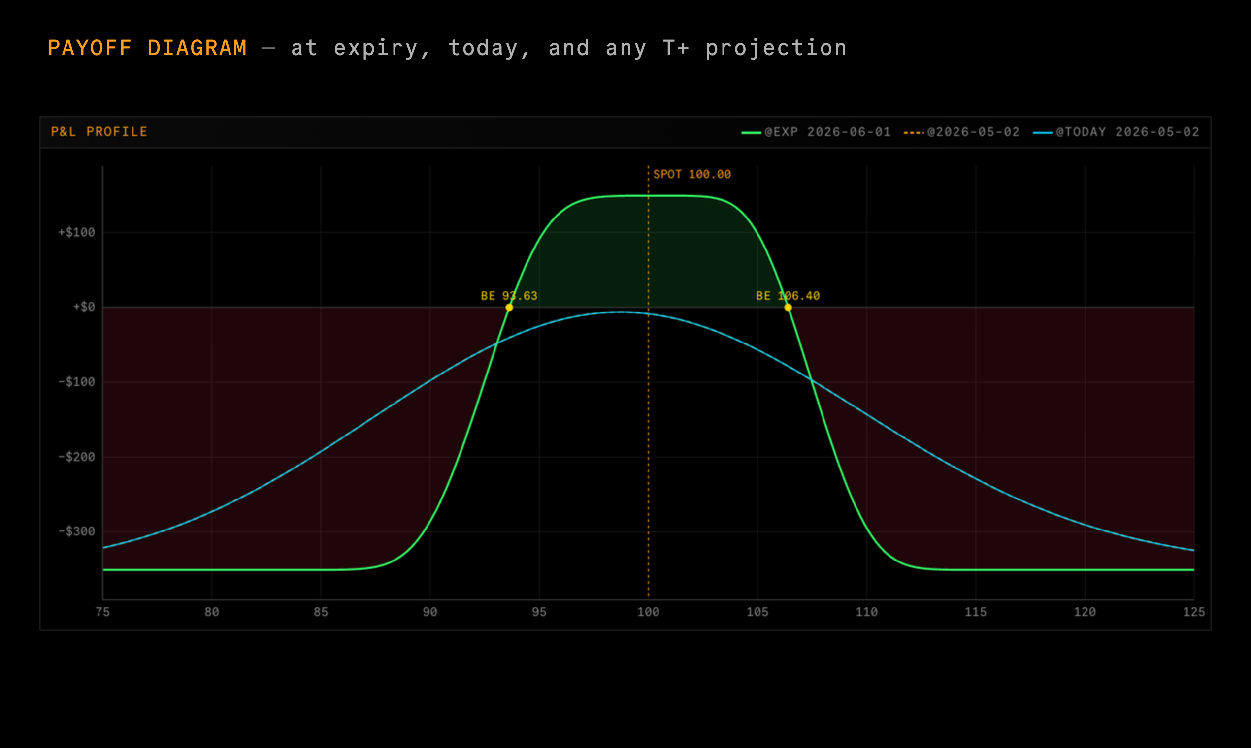 ITANOS // OPTIONS P&L CALCULATOR gallery image