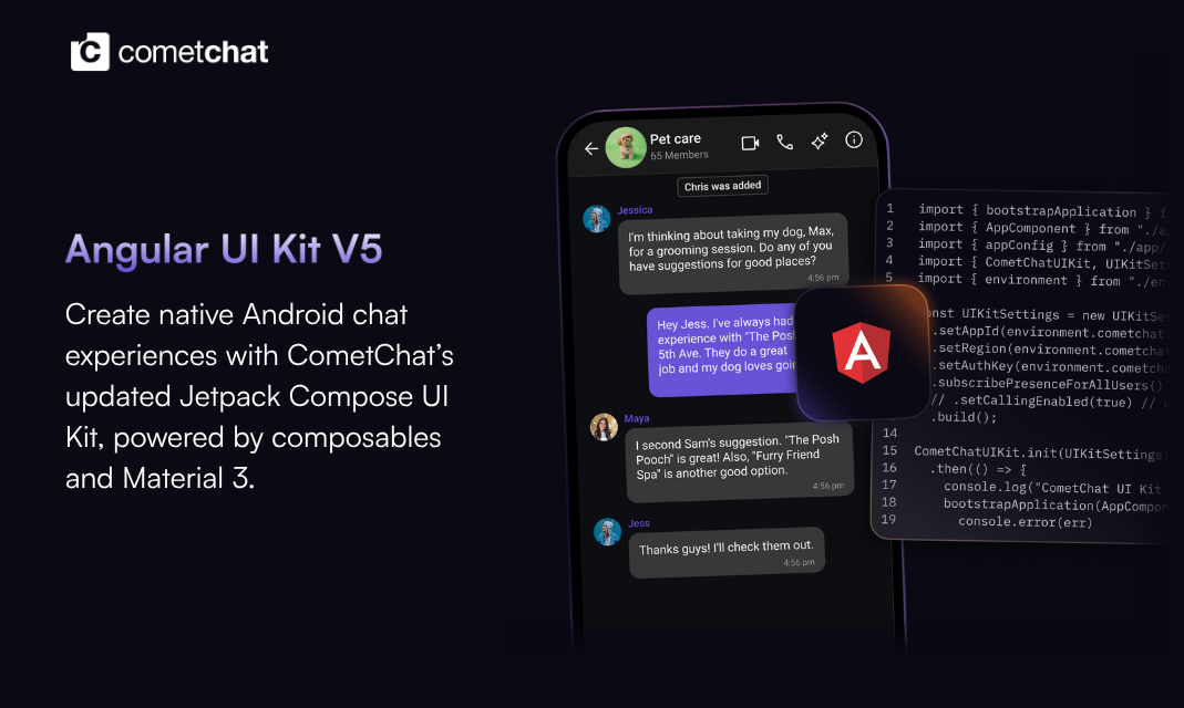 Production Ready UI Kits by CometChat gallery image