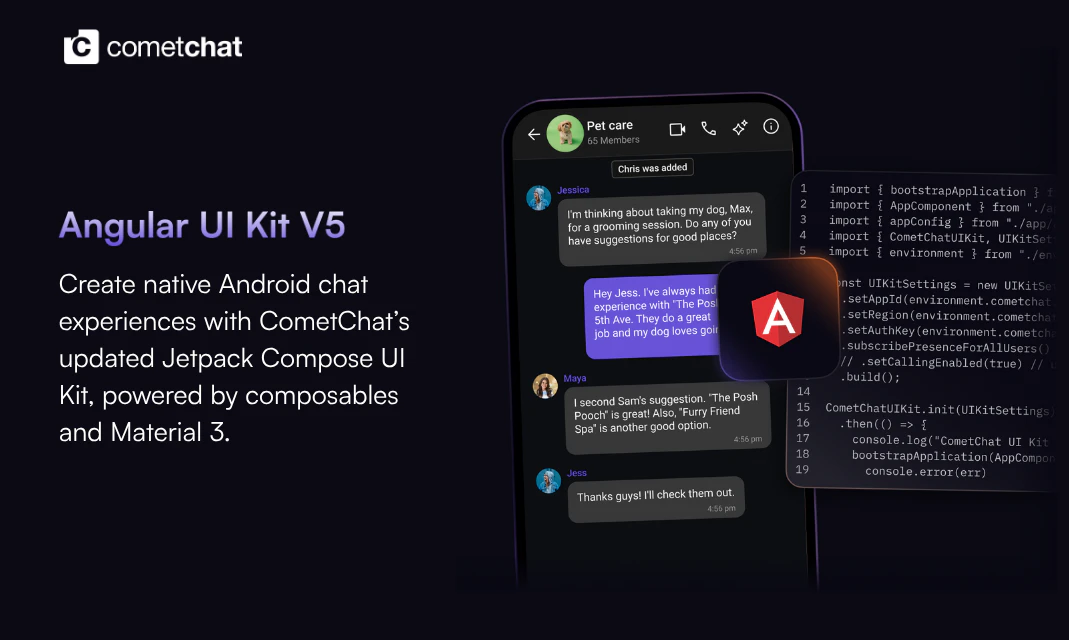 Production Ready UI Kits by CometChat screenshot 4