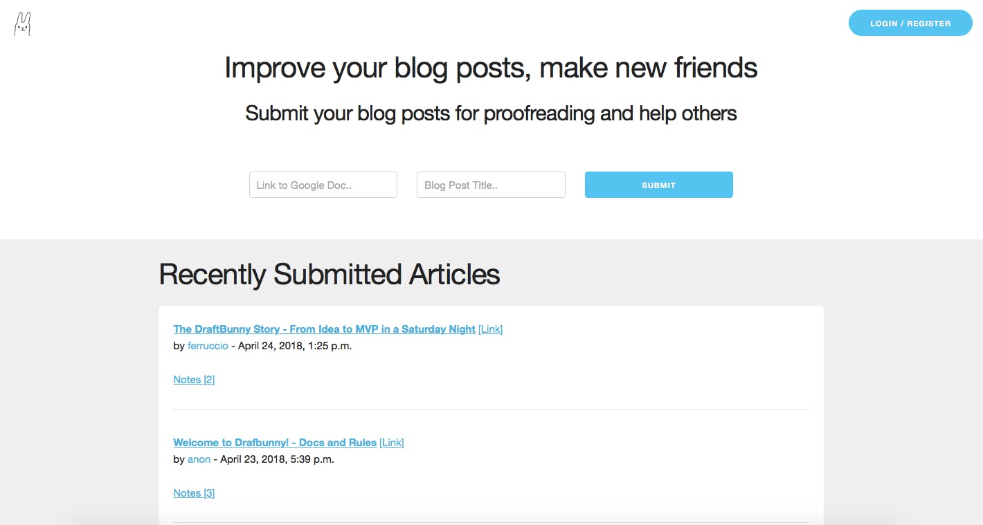 DraftBunny - Social Proofreading for your Personal Blog media 2