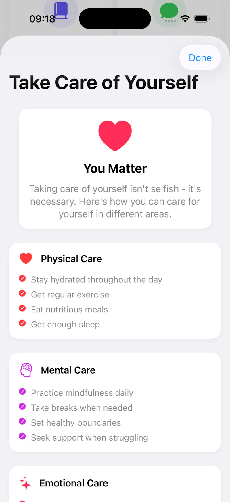 MentalSOS — Everyday support for mental screenshot 4