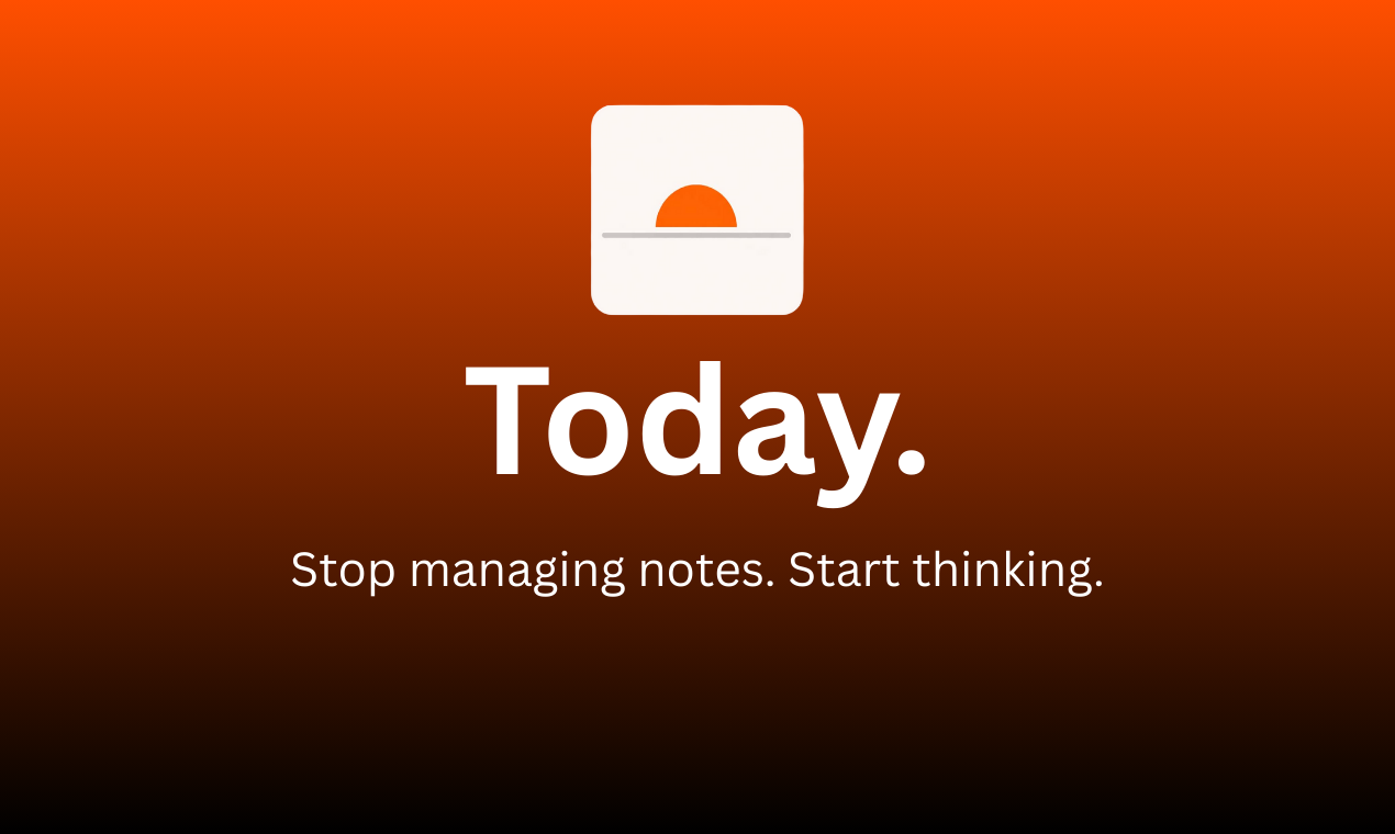 Today - Main product screenshot demonstrating key features and user interface