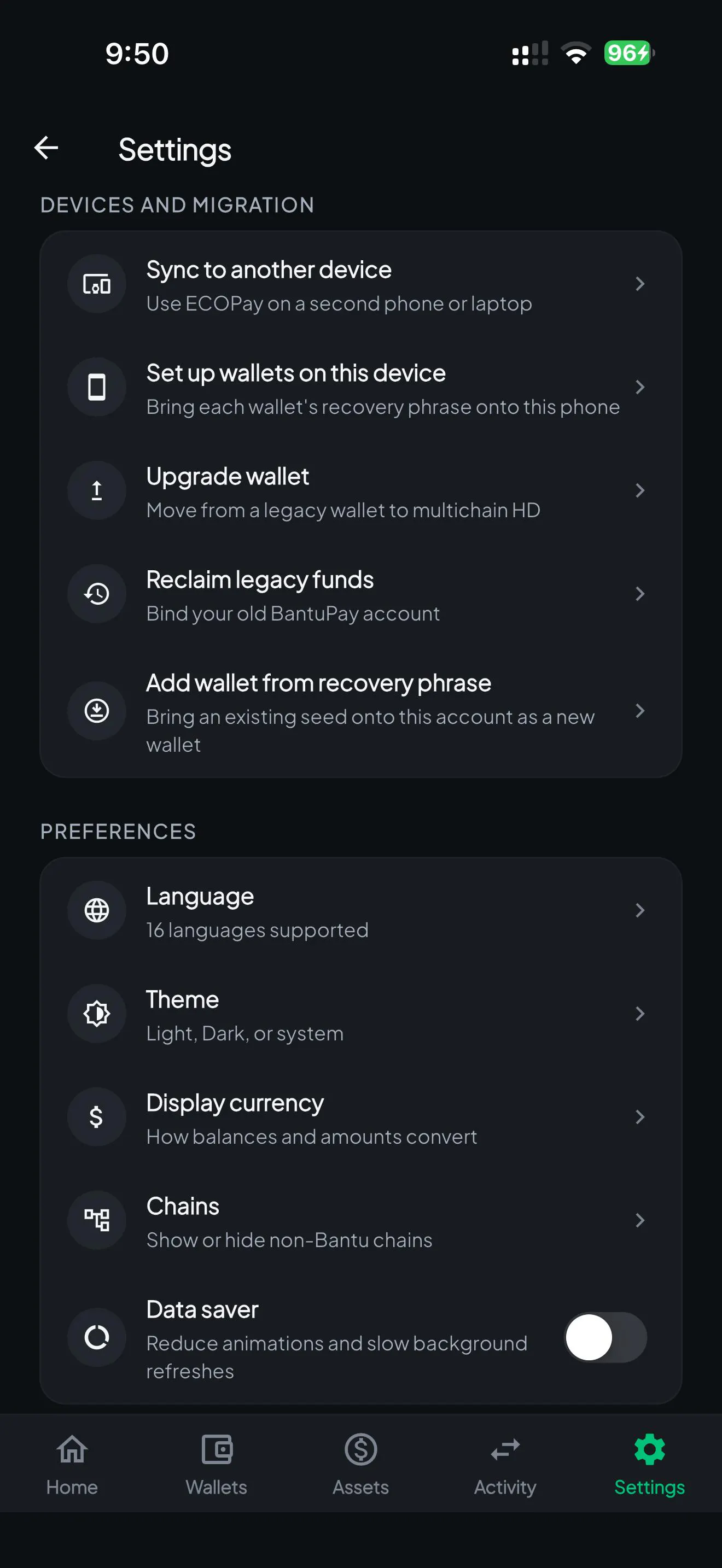 ECOPay Self-Custody Wallet gallery image