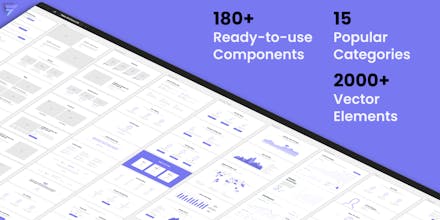 TWeb Wireframe Kit for Figma gallery image