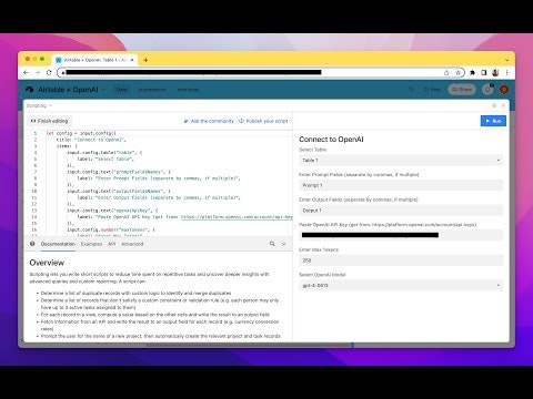 startuptile OpenAI API to Airtable-Connect Airtable to OpenAI API without using 3rd party tools