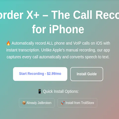 Call Recorder X+