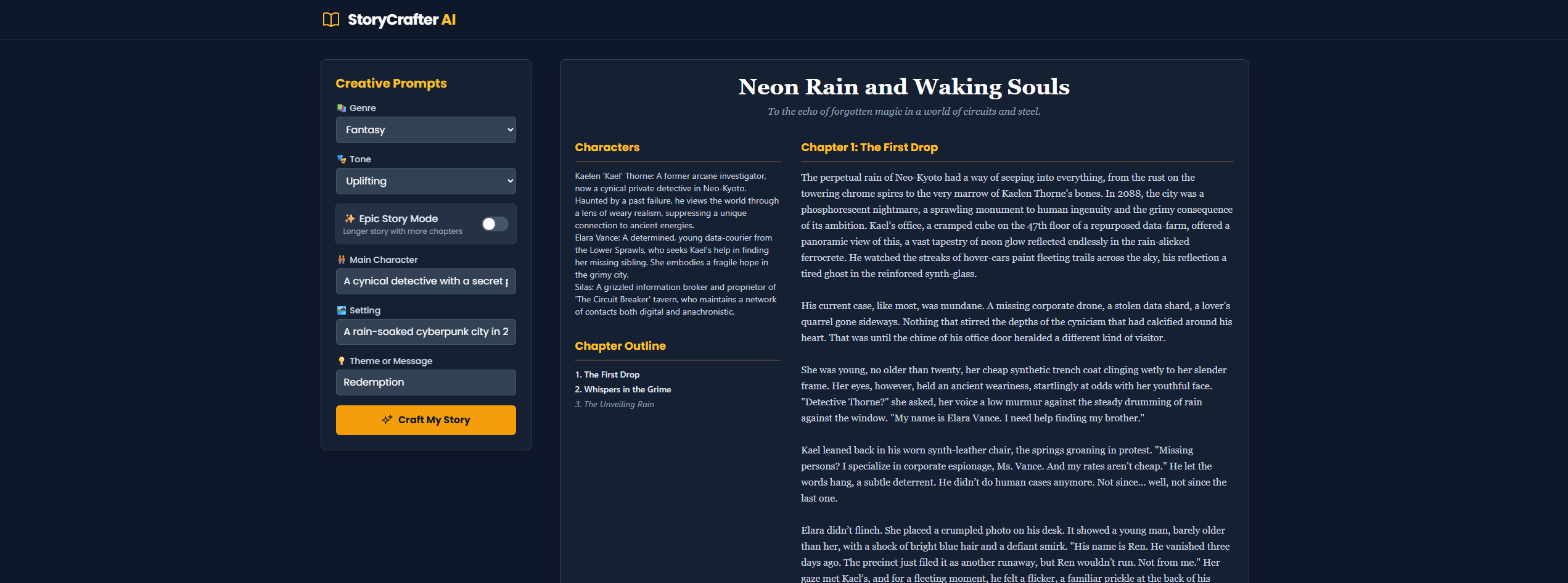 StoryCrafter AI gallery image