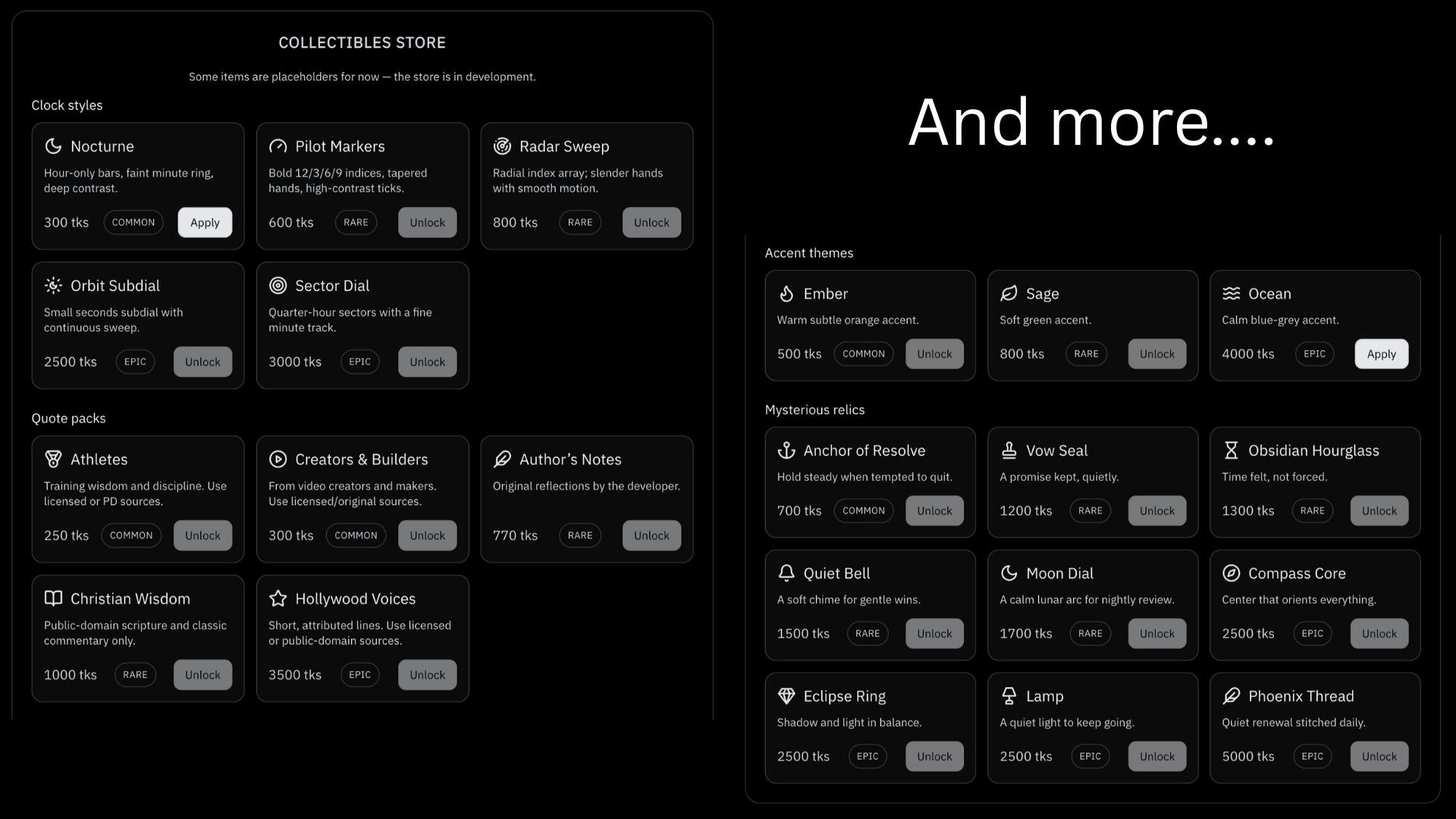 Ritus - Screenshot 3 showing product features and functionality
