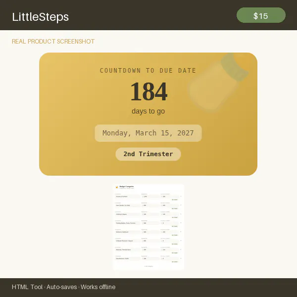 LittleSteps — New Baby Planner