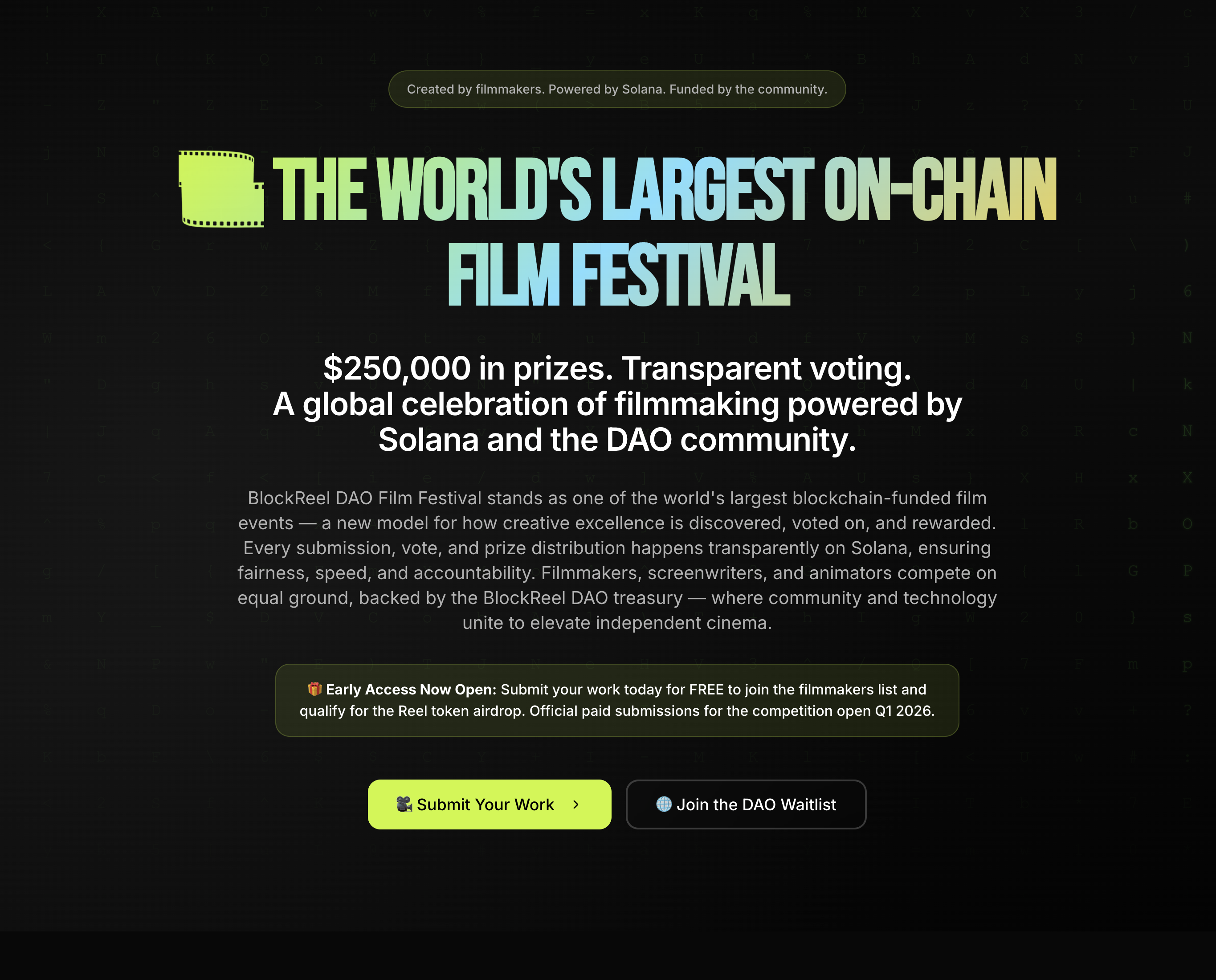 BlockReel DAO gallery image