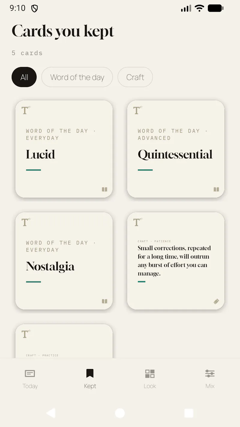 Tidbit — a little something each day screenshot 6