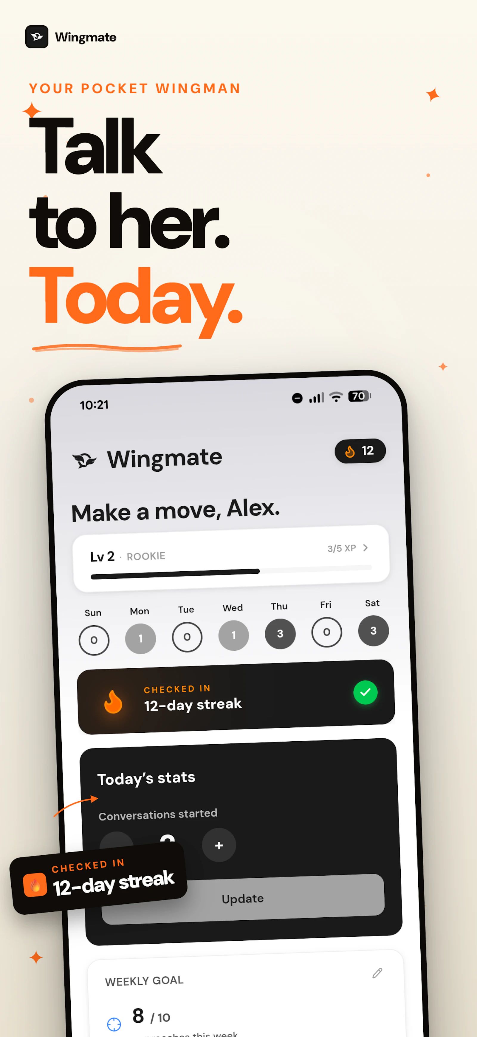 Wingmate screenshot 1