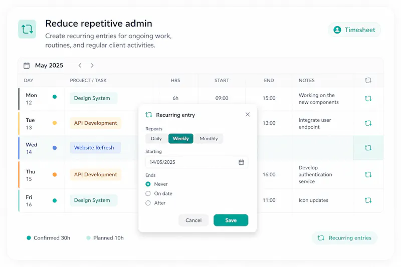 FlowGrid Tracking & Planning screenshot 6