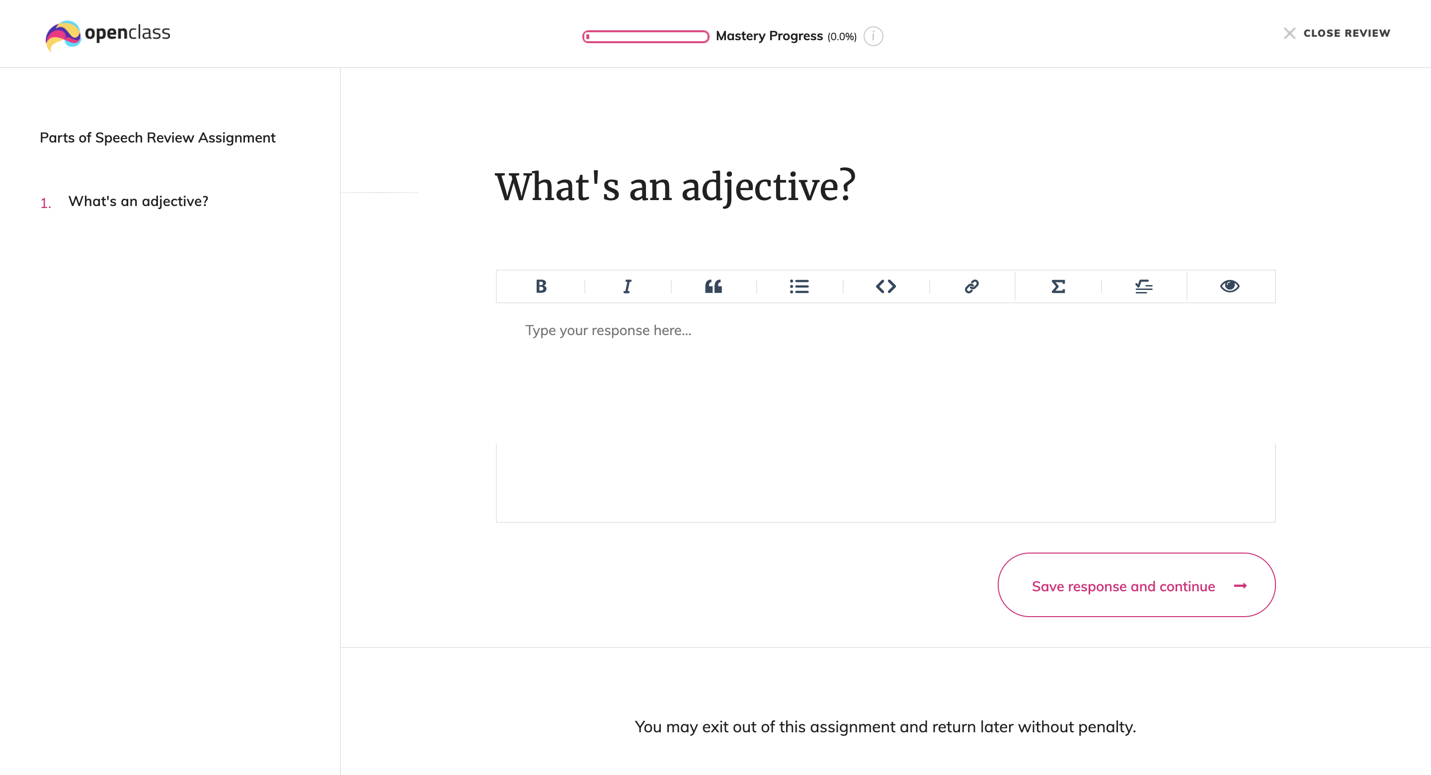 OpenClass gallery image