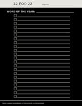 23 for 23 Goal Setting Worksheet gallery image