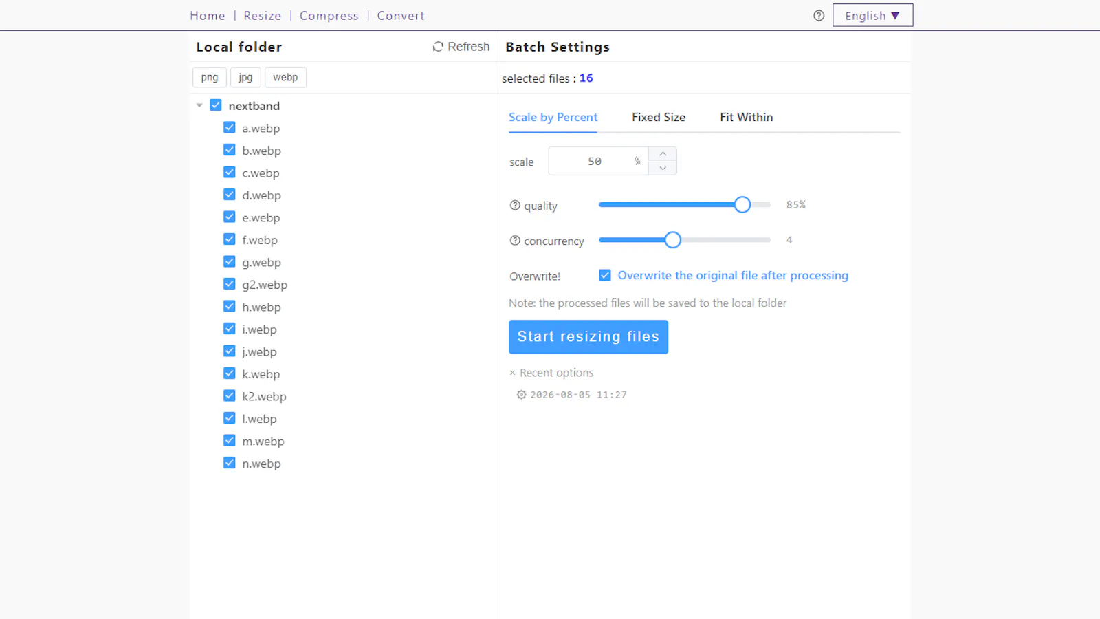 BatchImageLocal - 100% Local Processing screenshot 2