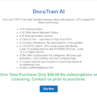 DocuTrainAI AI powered Training Videos