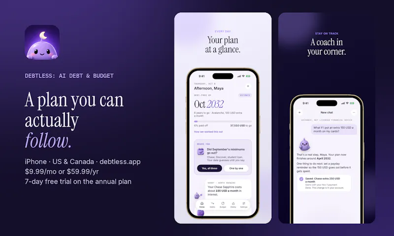 Debtless screenshot 2