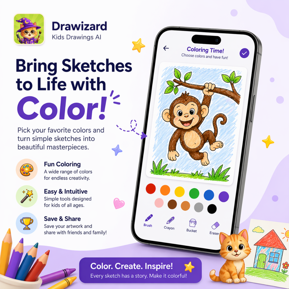 Drawizard AI: Kids Drawings App gallery image