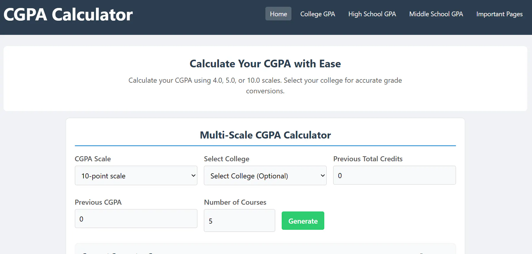 CGPA Calculator gallery image