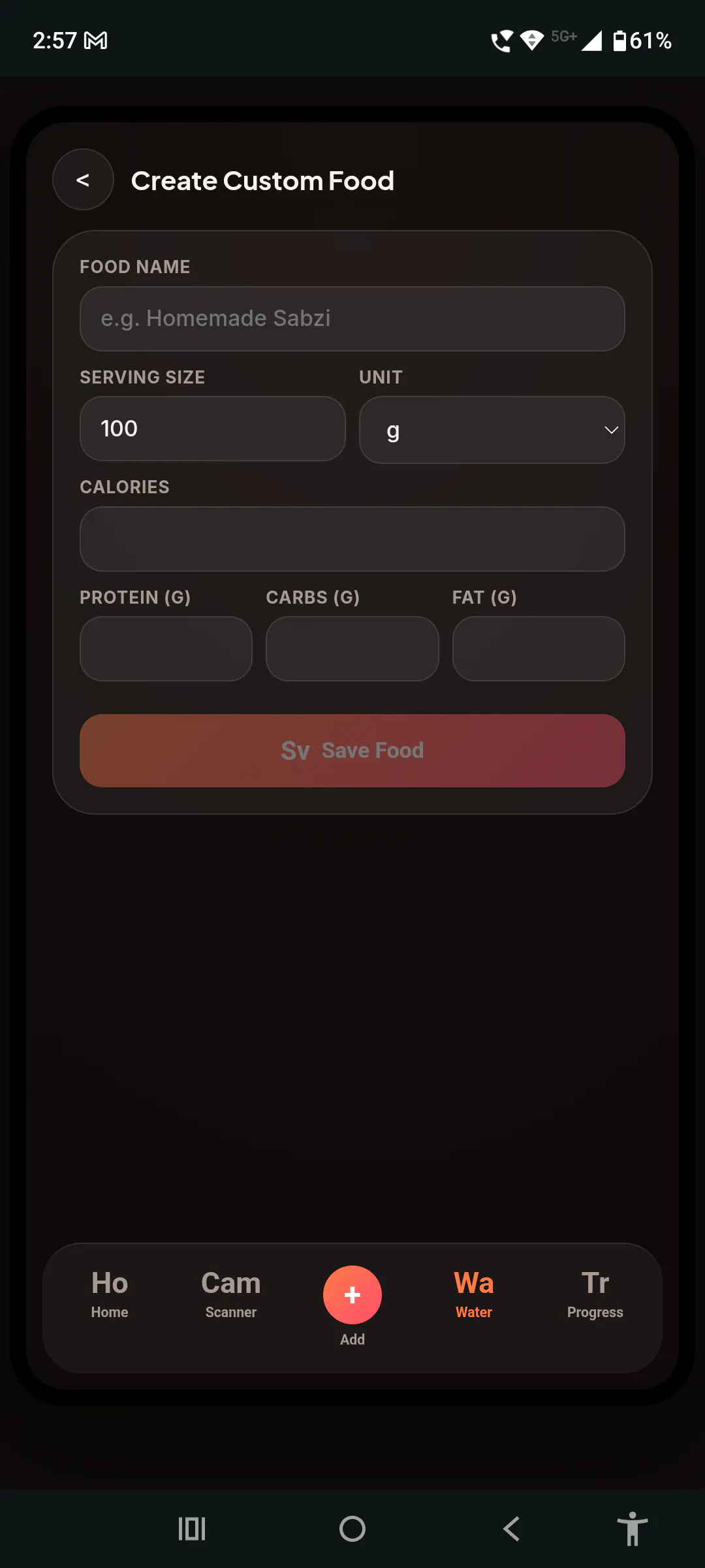 Ai calories tracking  gallery image