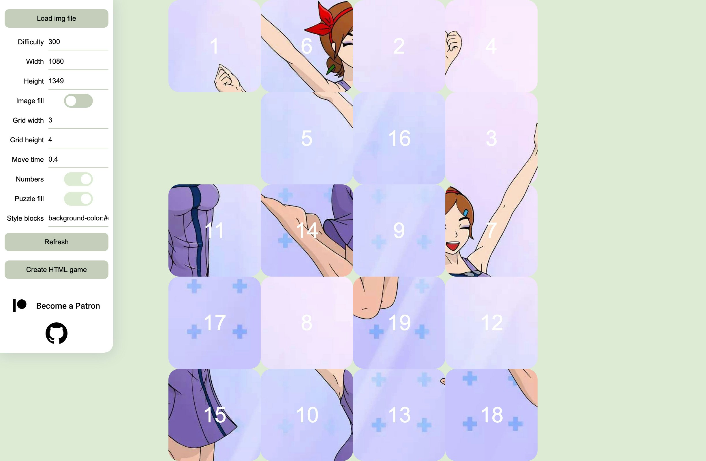 Fifteen Sliding Puzzle maker gallery image