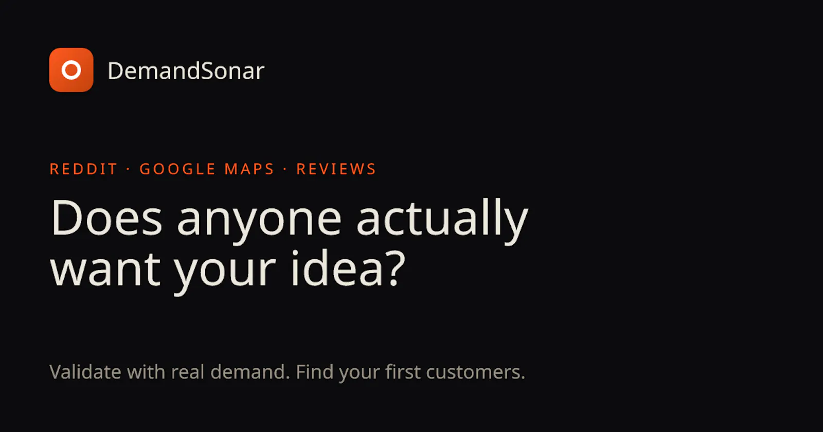 DemandSonar screenshot 1