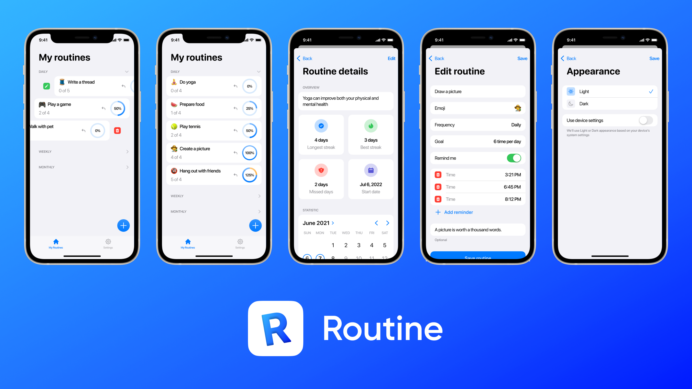 Routine - Daily Tracker media 6
