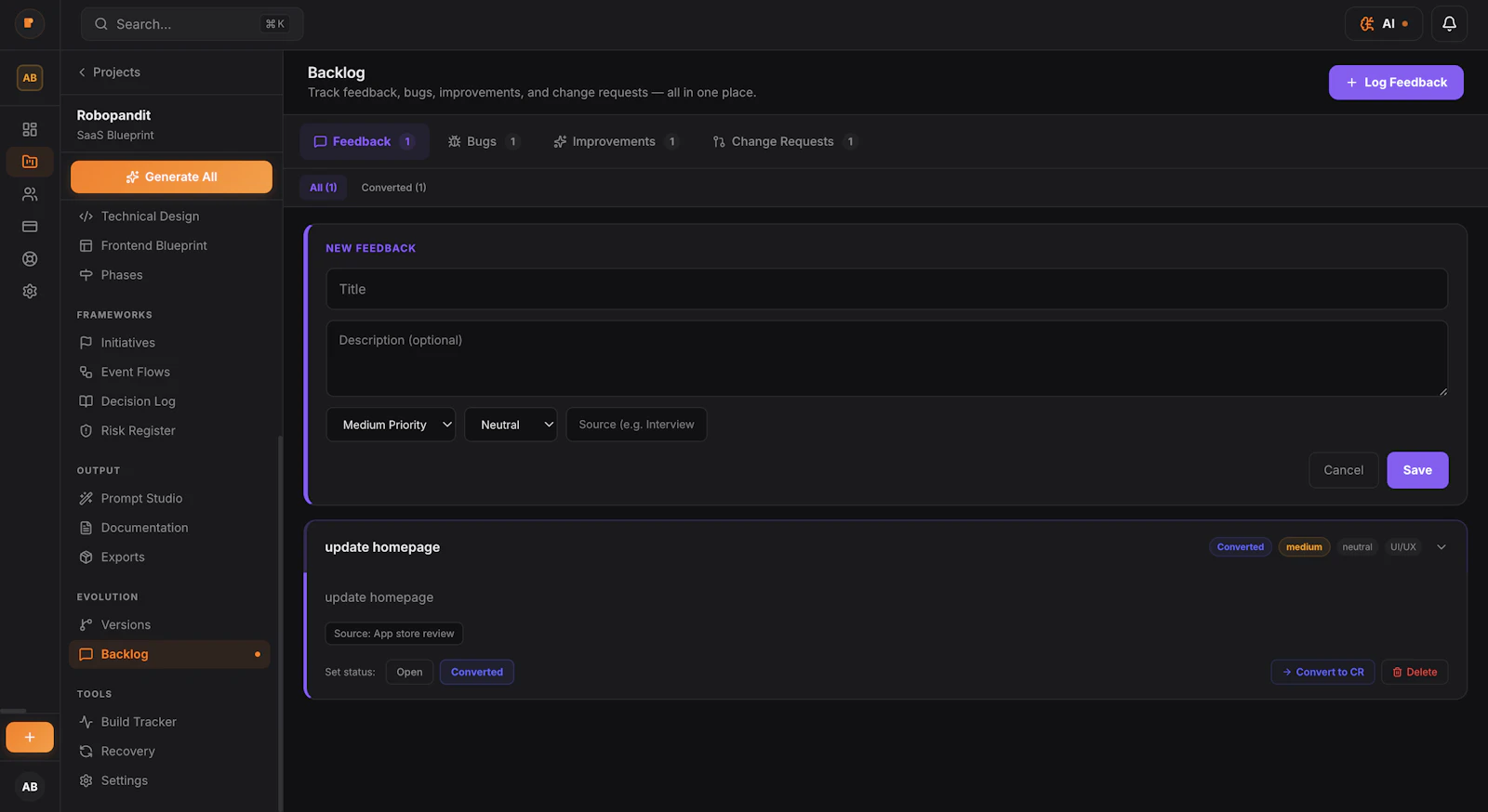 PlanMySaaS screenshot 2