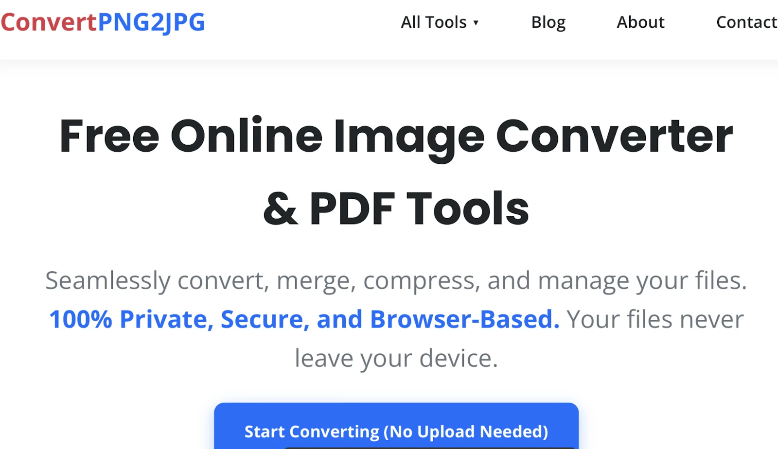 ConvertPNG2JPG: Image & PDF Tools screenshot 1