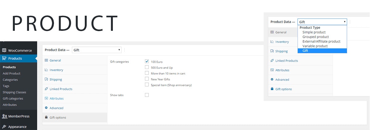 Giftable for WooCommerce gallery image