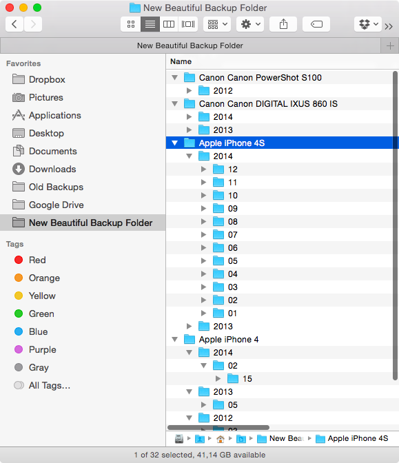 Beautiful Backup gallery image