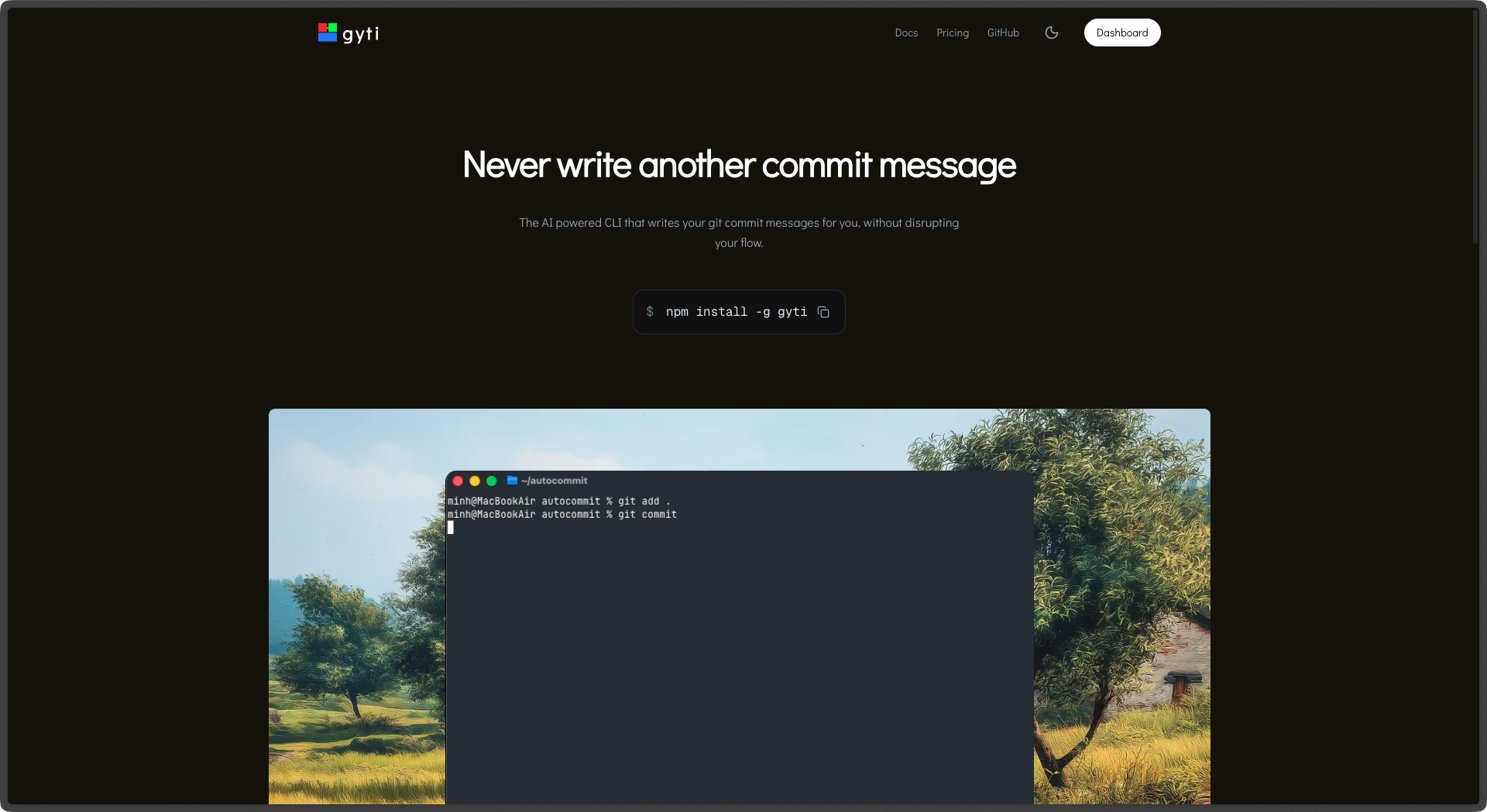 gyti - Main product screenshot demonstrating key features and user interface