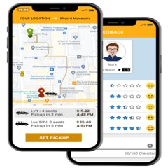 Spotnrides의 Lyft 클론 앱