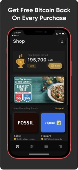 Bitcoin Rewards Card by GoSats gallery image